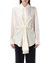 Rohe - Silk Knotted Shirt - Lyst