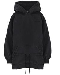 T By Alexander Wang - Mini Dress With Hood - Lyst