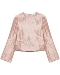 Loulou de Saison - Nino Round Neck Blouse Clothing - Lyst