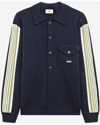 Autry - Viscose-Blend Striped Jacket - Lyst
