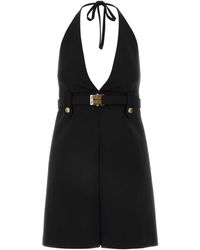Miu Miu - Stretch Wool Dress - Lyst