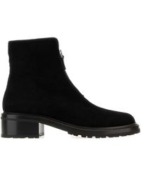 The Row - Suede Hike Ankle Boots - Lyst
