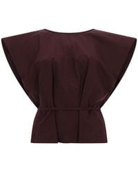 Alysi - Sleeveless Top With Belt - Lyst