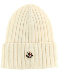 Moncler - Geribbeld Wollen Beanie - Lyst
