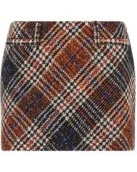 Missoni - Wool Blend Mini Skirt - Lyst