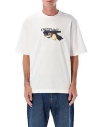 Off-White c/o Virgil Abloh - T -shirts En Polos Wit - Lyst