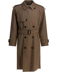 Burberry - Langer Gabardine-Trenchcoat - Lyst