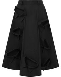 Moschino - Midi -Rock mit Applikationen - Lyst