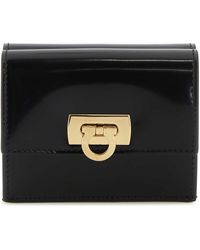 Ferragamo - 'Wanda' Wallet With Gancini Closure - Lyst