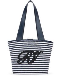 Roger Vivier - Rv Straw Panier Small - Lyst
