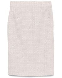 Emporio Armani Exclusive - Tweed Skirt - Lyst