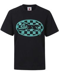 ICECREAM - Checker Running Dog T Shirt - Lyst