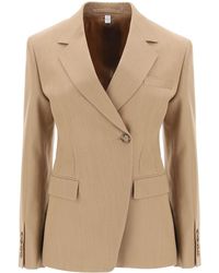 Burberry - Claudete Double Breasted Jacke - Lyst