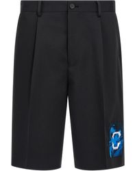 Undercover - Patch Bermuda Shorts - Lyst