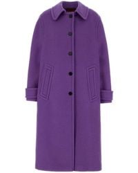 Gucci - Wool Blend Coat - Lyst