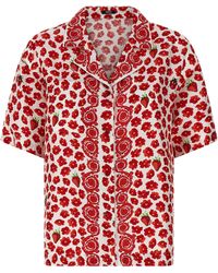 Versace - Chemise 'Strawberry Garden' - Lyst