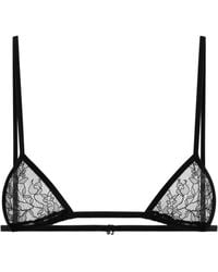 Dolce & Gabbana - Lace Triangle Bra - Lyst