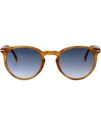David Beckham - Round Sunglasses Db 1139/S Dua08 - Lyst