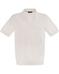 Peserico - Polo con hilo de algodón puro - Lyst