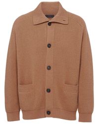 Prada - Cashmere Cardigan - Lyst