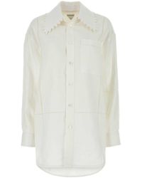 Bottega Veneta - Loose Fit Buttoned Shirt - Lyst