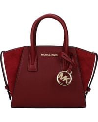Michael Kors - Handbag Avril Leather/Cherry - Lyst