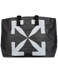 Off-White c/o Virgil Abloh - Gebroken Witte Shopper Zwart - Lyst