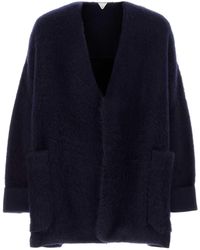 Bottega Veneta - Stretch Wool Blend Cardigan - Lyst