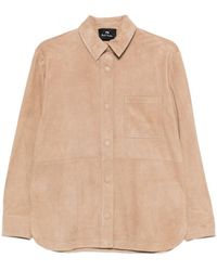 Paul Smith - Leather Shirt - Lyst