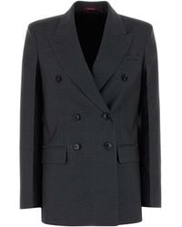 Gucci - Graphite Wool Blazer - Lyst