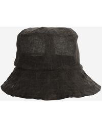 Reinhard Plank - Linen Bucket Hat - Lyst