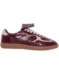 Alohas - Tb.490 Club Patent Deep Burgundy Leather Sneakers Heel Height 2 Cm - Lyst