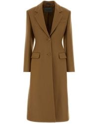 Balenciaga - Single-Breasted Wool Coat - Lyst