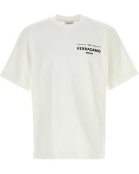 Ferragamo - Cotton T Shirt - Lyst