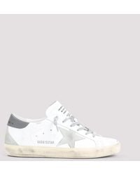 Golden Goose - Super-Star Leather Sneakers - Lyst