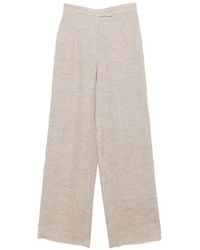 Emporio Armani - Linen Trousers - Lyst