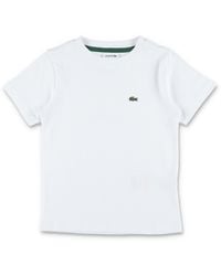 Lacoste - T-shirts En Polo's Wit - Lyst
