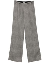 forte_forte - Forte Pantalones Forte Chevron - Lyst
