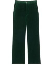 Saint Laurent - Pantalon Velours Coton Vintage - Lyst