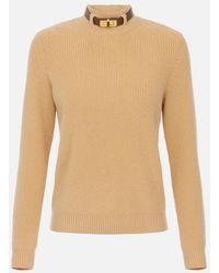 Elisabetta Franchi - Elisabetta -franchi -trui Met Juweelriem - Lyst