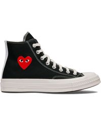 COMME DES GARÇONS PLAY - Comme Des Garçons Spelen C70 Klein Rood Hart Hoi Topschoenen - Lyst