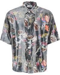Acne Studios - Short-sleeved Shirt With Print For B - Lyst