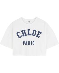 Chloé - Mini Girl's Chic T-Shirt For Ss26 - Lyst