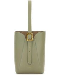 J&m Davidson - Sage Leather Quiver Nano Bucket Bag - Lyst