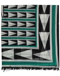 Lanvin - Wollschal - Lyst