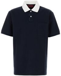 Gucci - Midnight Stretch Piquet Polo Shirt - Lyst