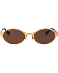 Bottega Veneta - Metal Sunglasses - Lyst