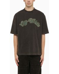 Off-White c/o Virgil Abloh - Off- Skate T-Shirt With Bacchus Graphic - Lyst