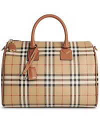Burberry - 'Bowling' beige Lear Tasche - Lyst