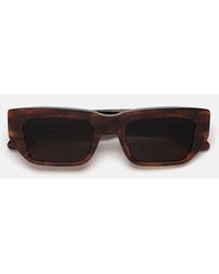 Retrosuperfuture - Zonnebril Ra Havana Gestreept Ogu Havana/bruin Unisex - Lyst